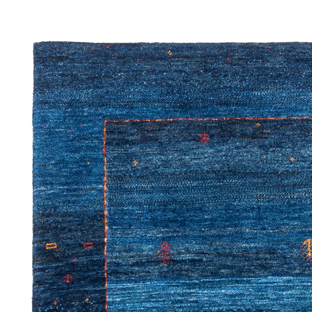 Tappeto Gabbeh - Loribaft Persero - 162 x 120 cm - blu