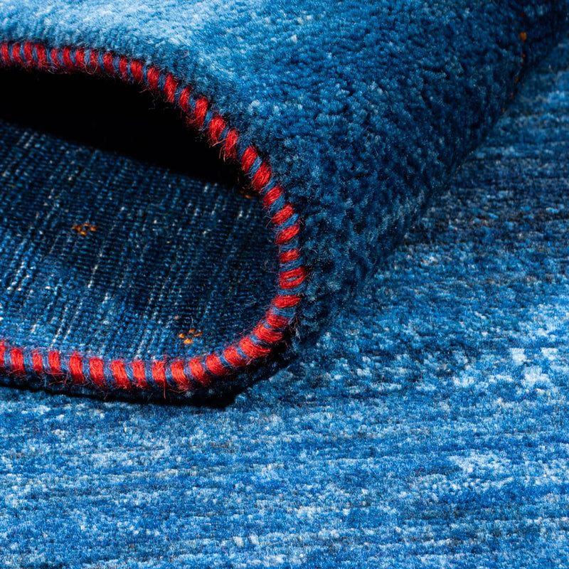 Tappeto Gabbeh - Loribaft Persero - 164 x 116 cm - blu