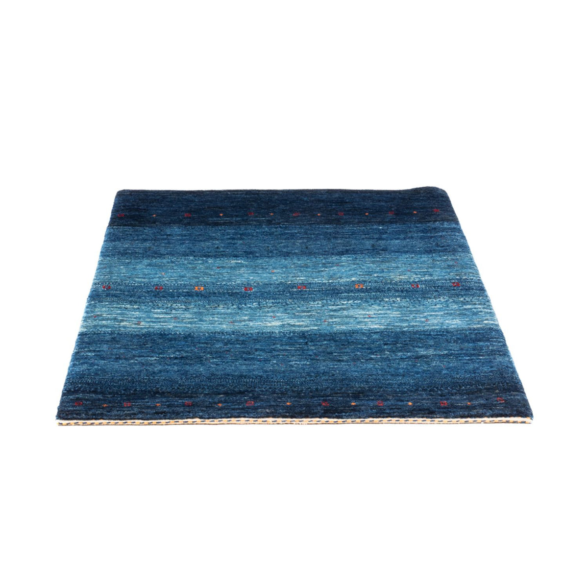 Tappeto Gabbeh - Loribaft Persero - 108 x 88 cm - blu