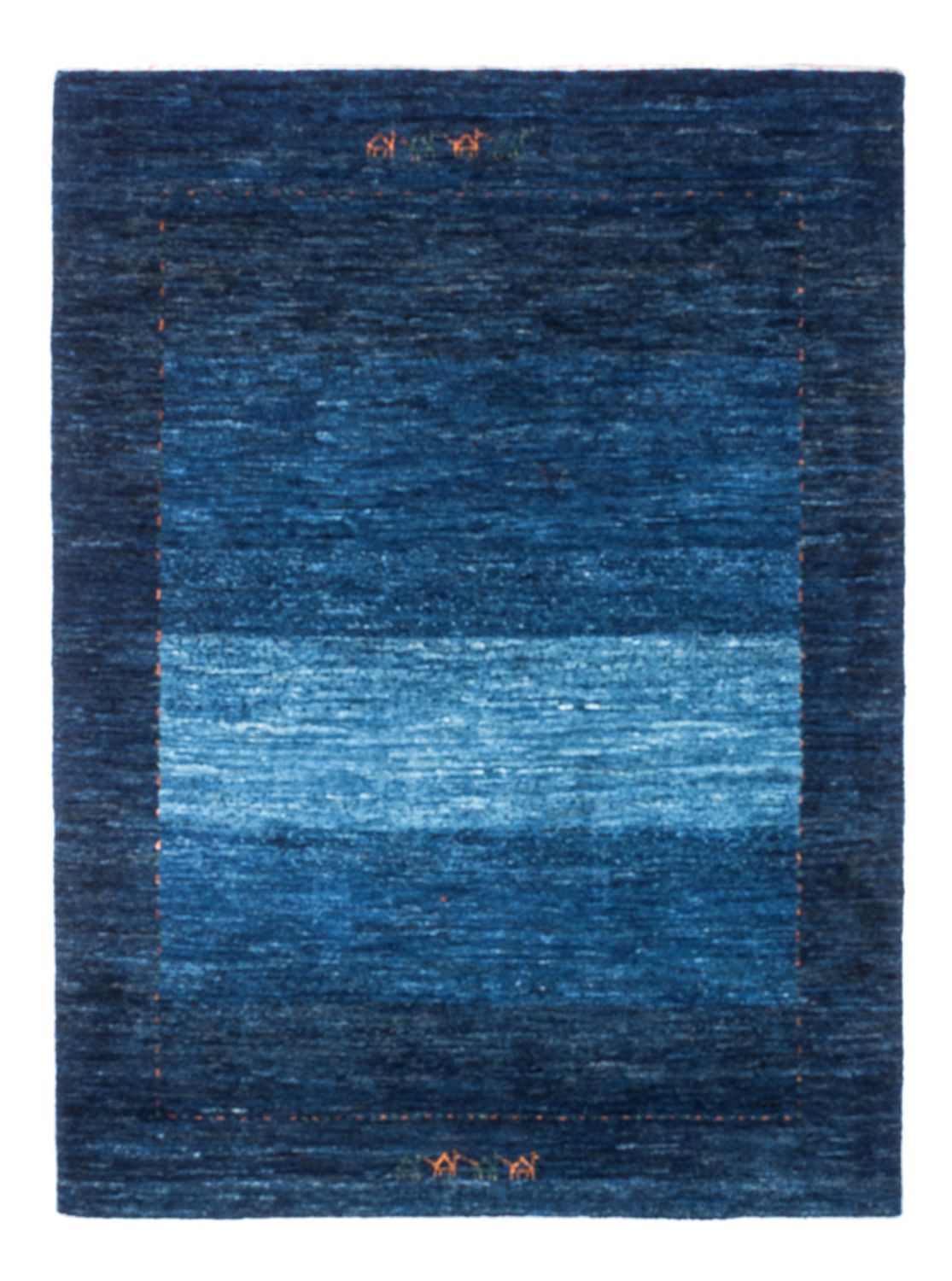 Tappeto Gabbeh - Loribaft Persero - 141 x 101 cm - blu