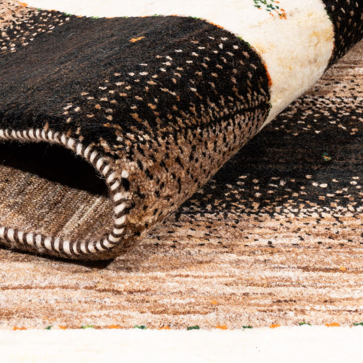 Tappeto Gabbeh - Loribaft Persero - 190 x 125 cm - grigio