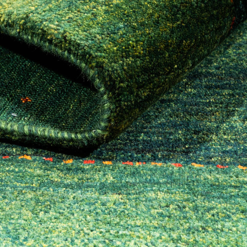 Tappeto Gabbeh - Loribaft Persero - 186 x 126 cm - verde