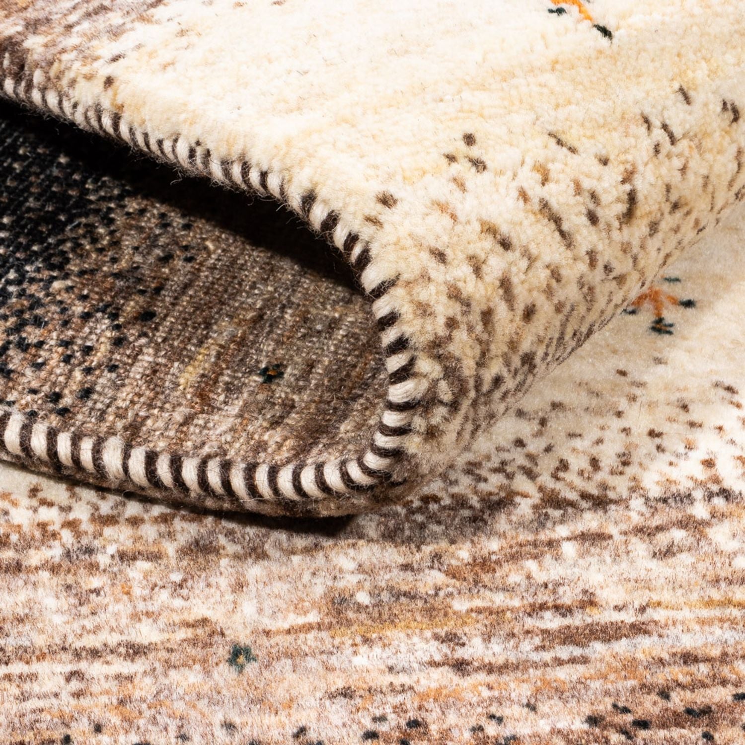 Tappeto Gabbeh - Loribaft Persero - 195 x 124 cm - grigio