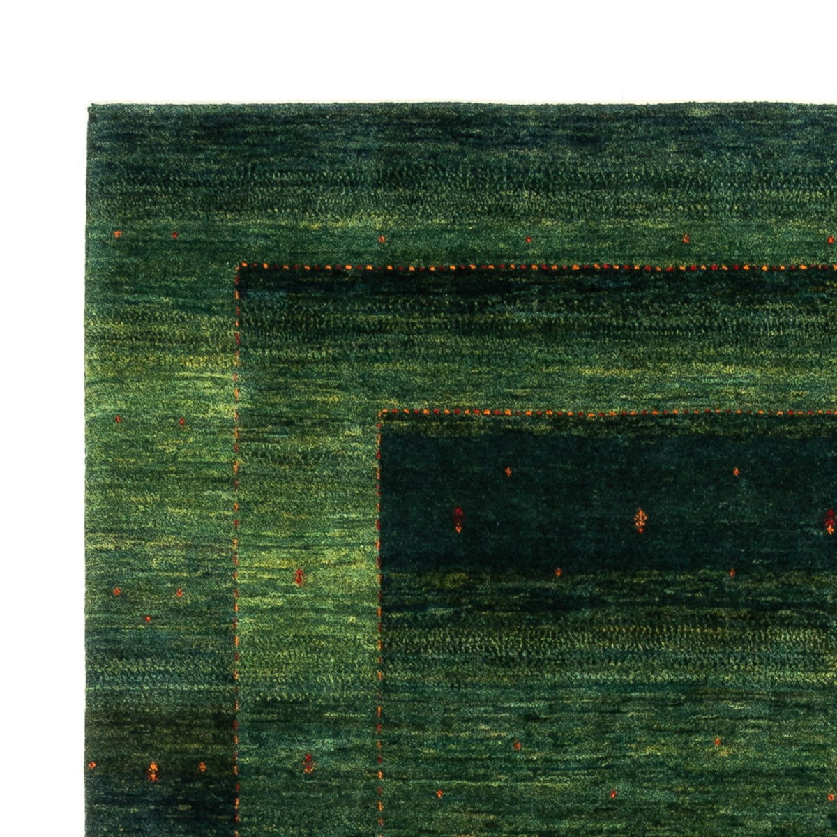 Tappeto Gabbeh - Loribaft Persero - 254 x 210 cm - verde
