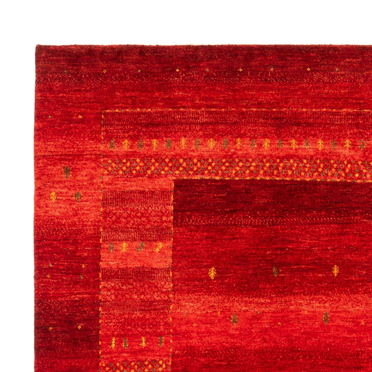 Tappeto Gabbeh - Loribaft Persero - 277 x 220 cm - rosso
