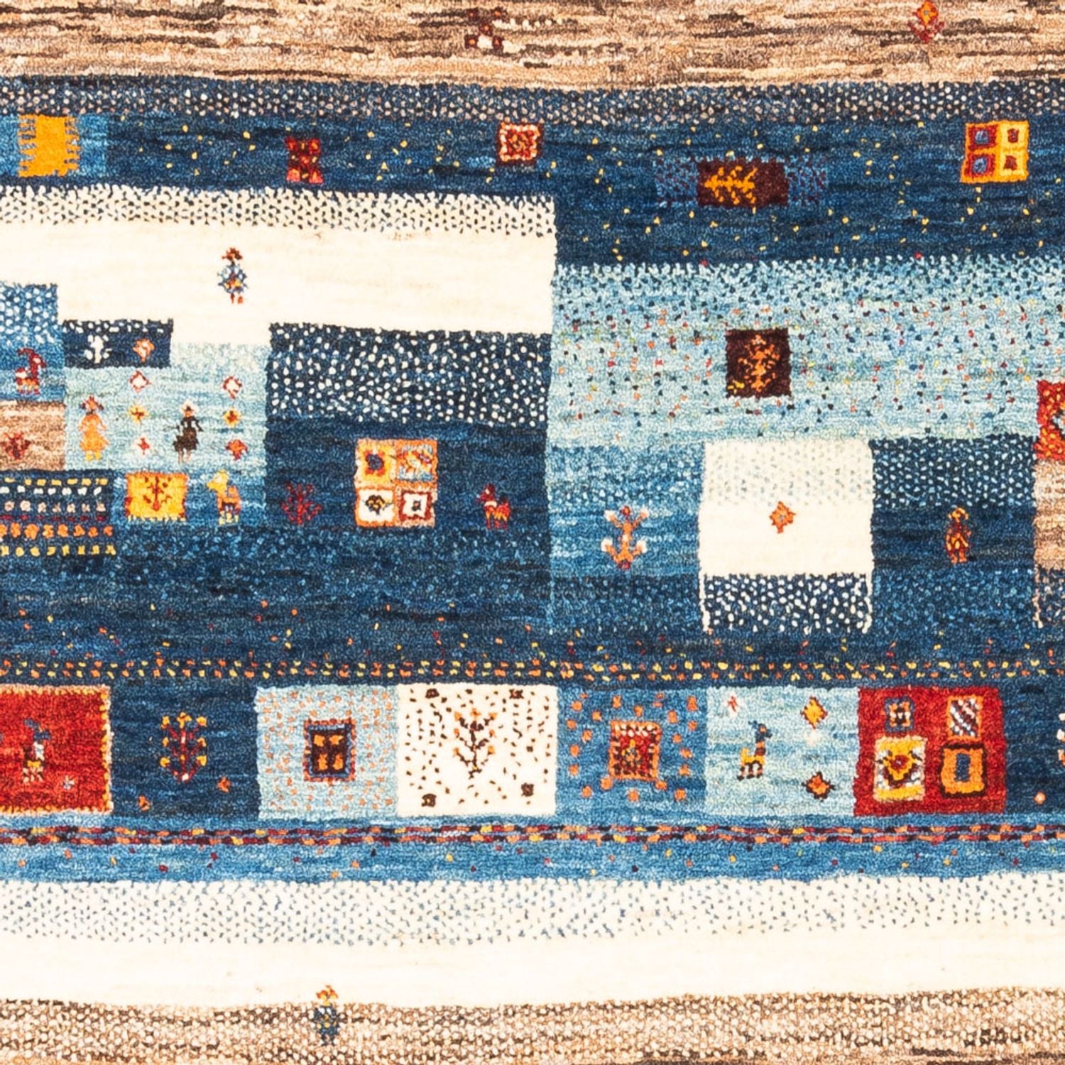 Tappeto Gabbeh - Loribaft Persero - Reale - 180 x 123 cm - multicolore