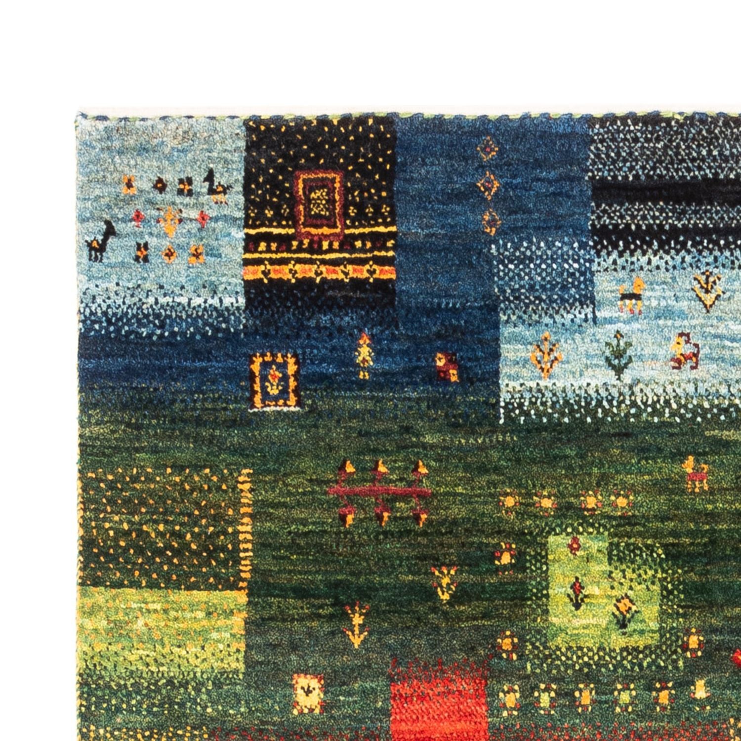 Tappeto Gabbeh - Loribaft Persero - Reale - 181 x 122 cm - multicolore