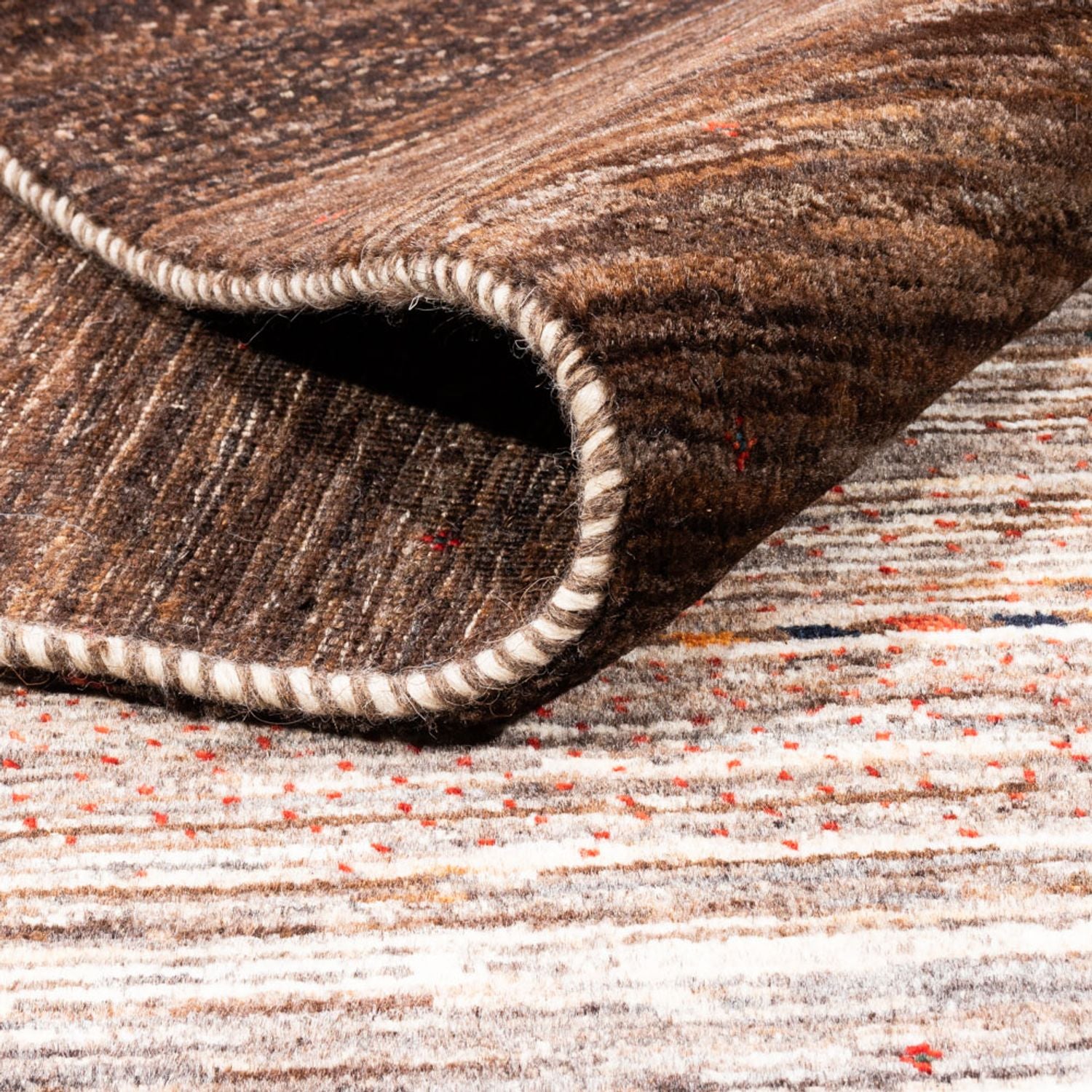 Tappeto Gabbeh - Loribaft Persero - 242 x 170 cm - naturale