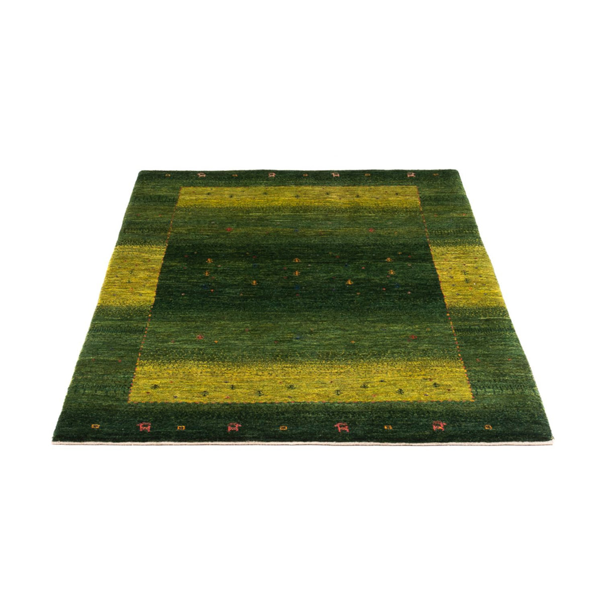 Tappeto Gabbeh - Loribaft Persero - 154 x 100 cm - verde