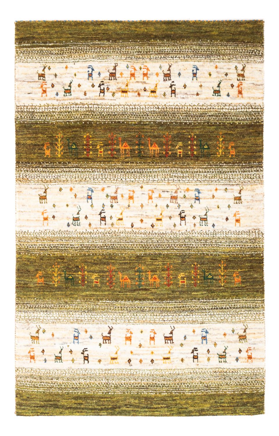 Tappeto Gabbeh - Loribaft Persero - 138 x 85 cm - multicolore