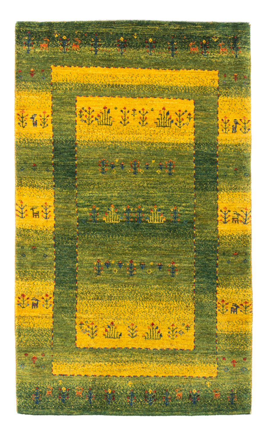 Tappeto Gabbeh - Loribaft Persero - 128 x 76 cm - verde
