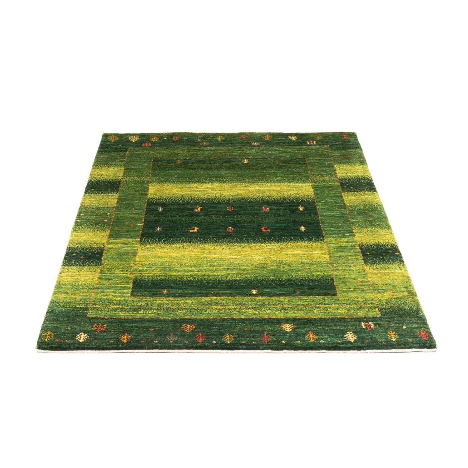 Tappeto Gabbeh - Loribaft Persero - 148 x 98 cm - verde