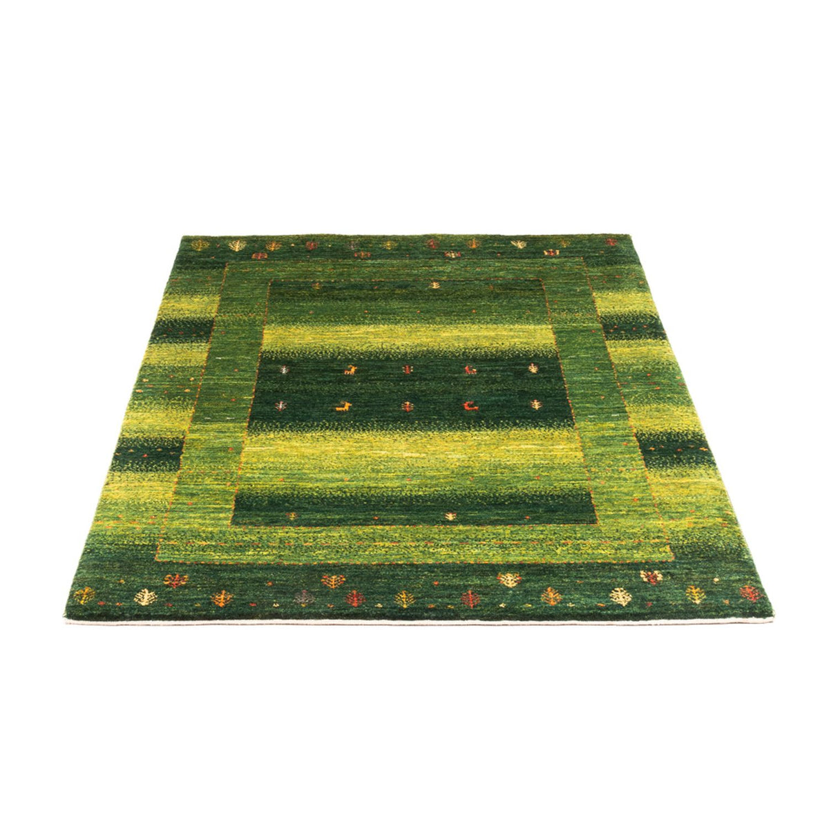 Tappeto Gabbeh - Loribaft Persero - 148 x 98 cm - verde