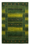 Loribaft Tappeto 120x176cm - Perserteppich Wollteppich - Rettangolo / Verde / 120 x 176 cm Rettangolo