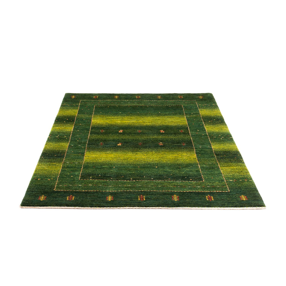 Tappeto Gabbeh - Loribaft Persero - 176 x 120 cm - verde