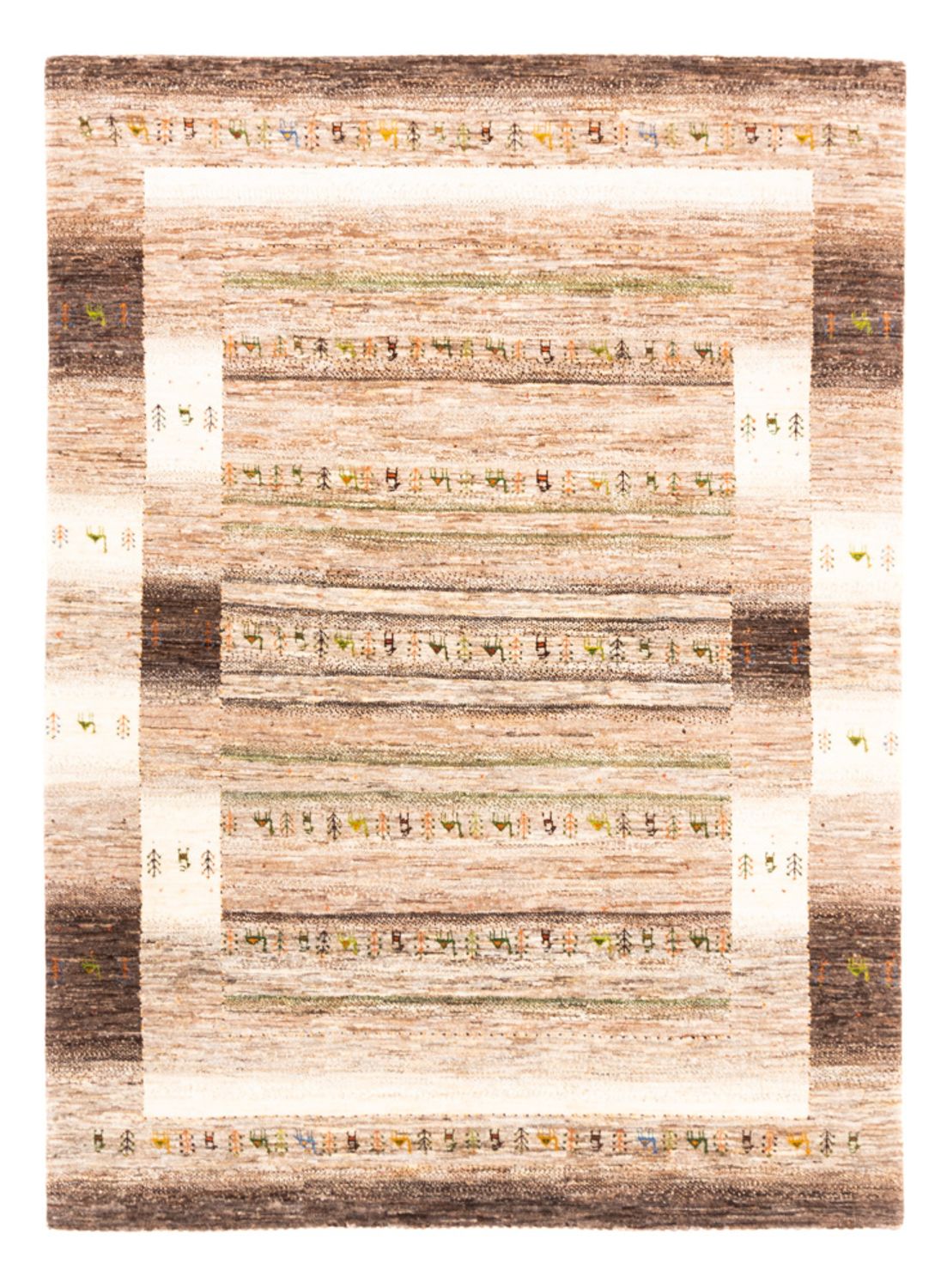 Tappeto Gabbeh - Loribaft Persero - 231 x 175 cm - grigio