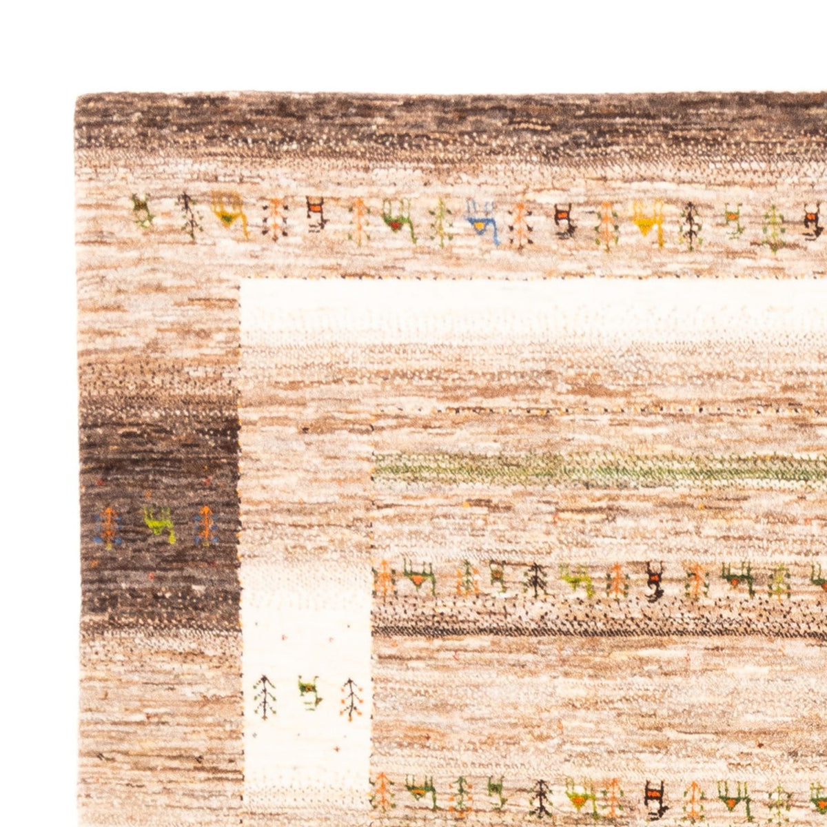 Tappeto Gabbeh - Loribaft Persero - 231 x 175 cm - grigio