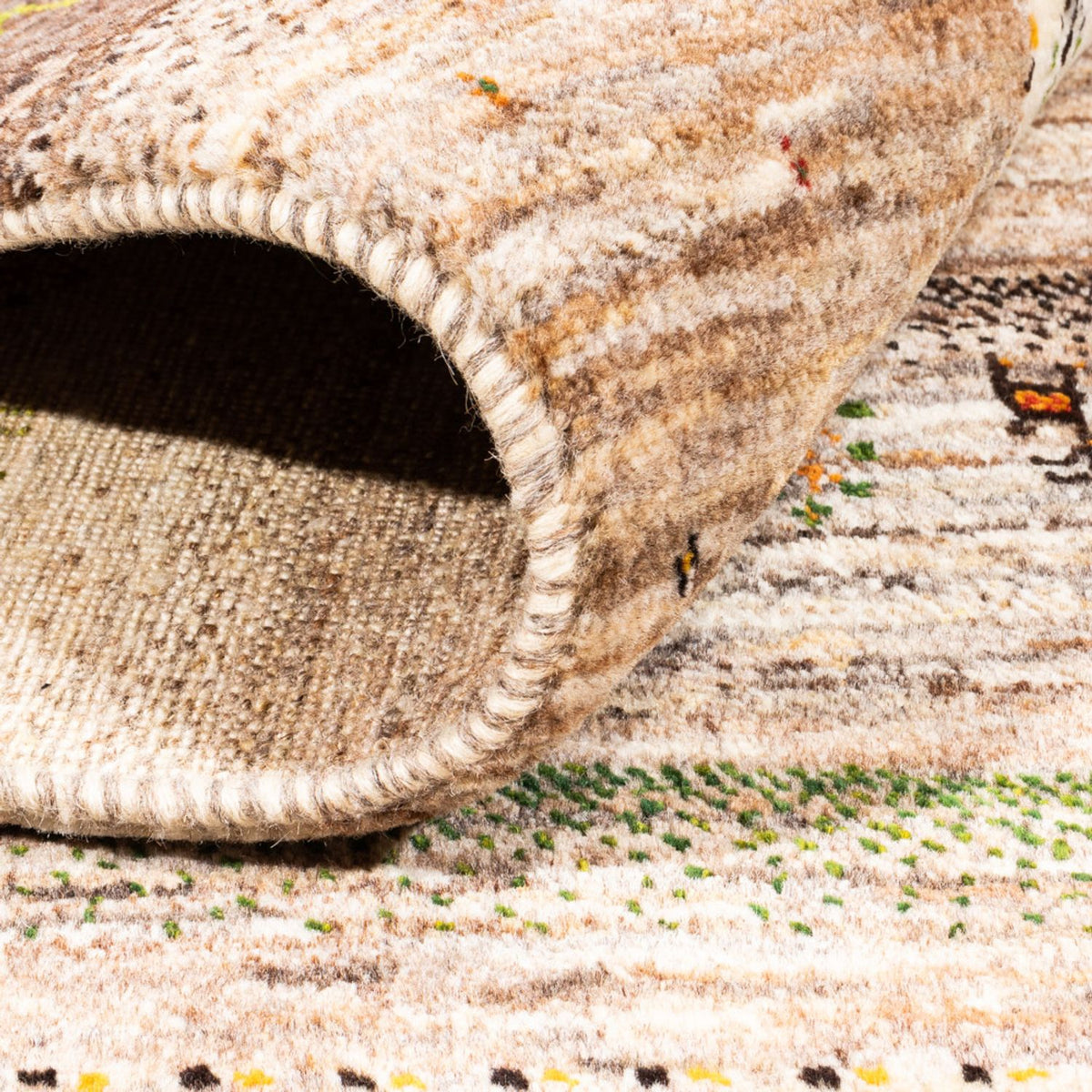 Tappeto Gabbeh - Loribaft Persero - 231 x 175 cm - grigio