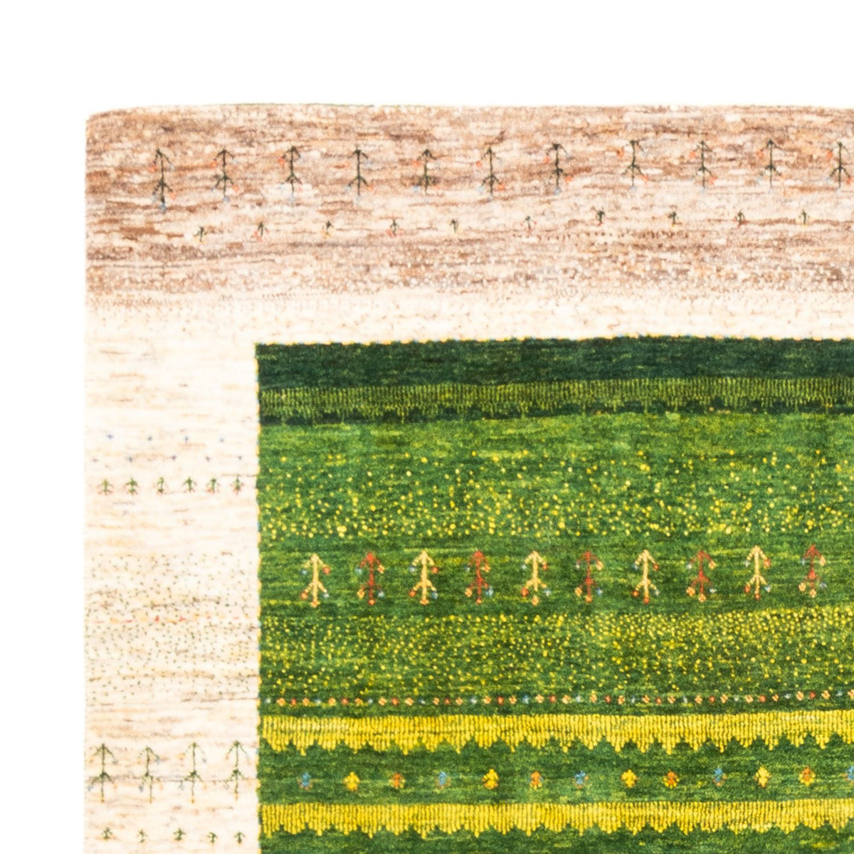 Tappeto Gabbeh - Loribaft Persero - 238 x 180 cm - verde