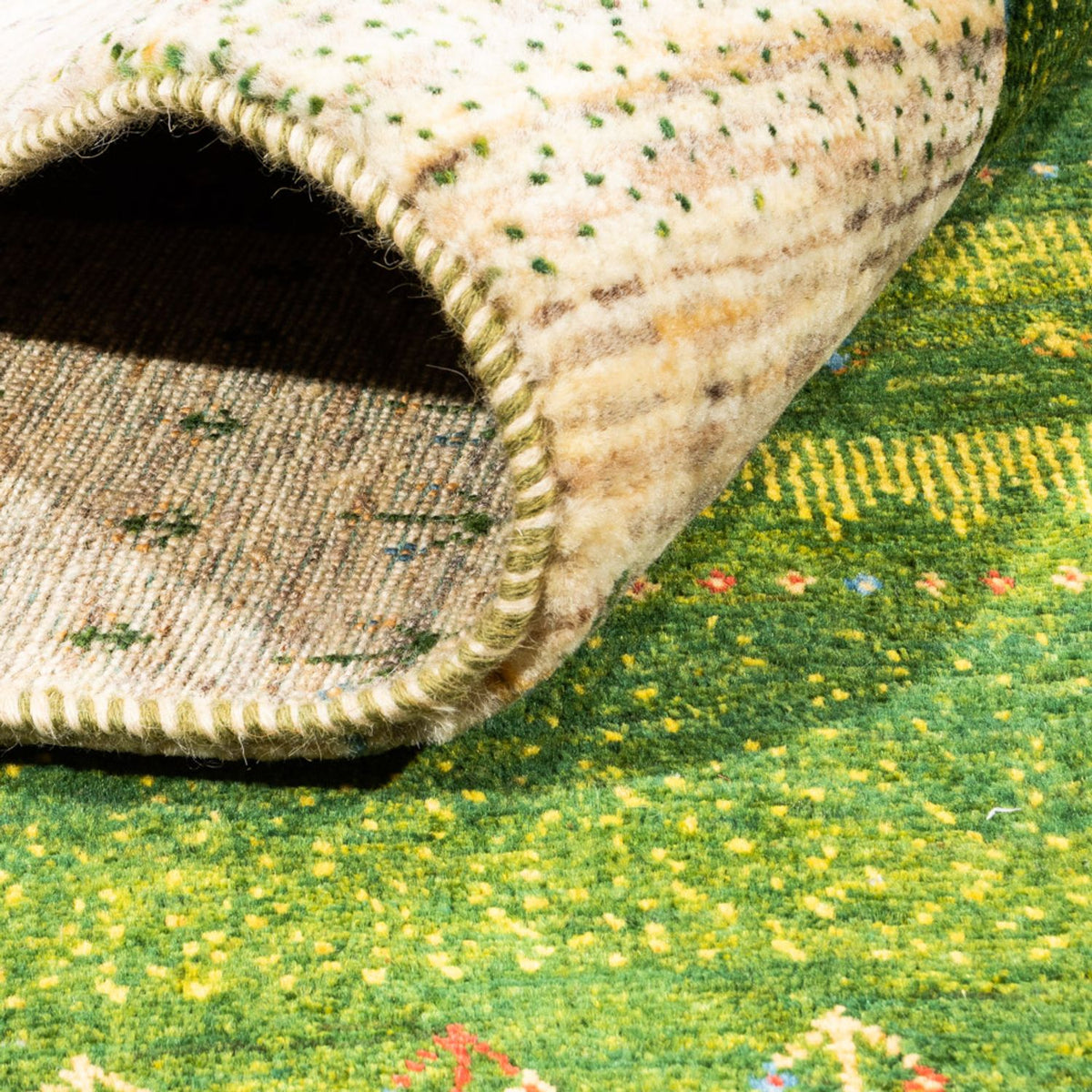 Tappeto Gabbeh - Loribaft Persero - 238 x 180 cm - verde