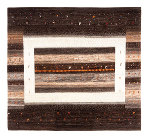 Tappeto Gabbeh - Loribaft Persero - Reale quadrato  - 198 x 212 cm - naturale