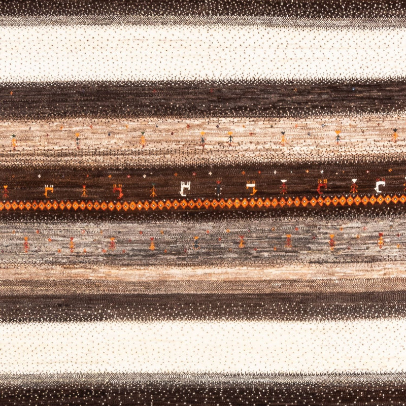 Tappeto Gabbeh - Loribaft Persero - Reale quadrato  - 198 x 212 cm - naturale