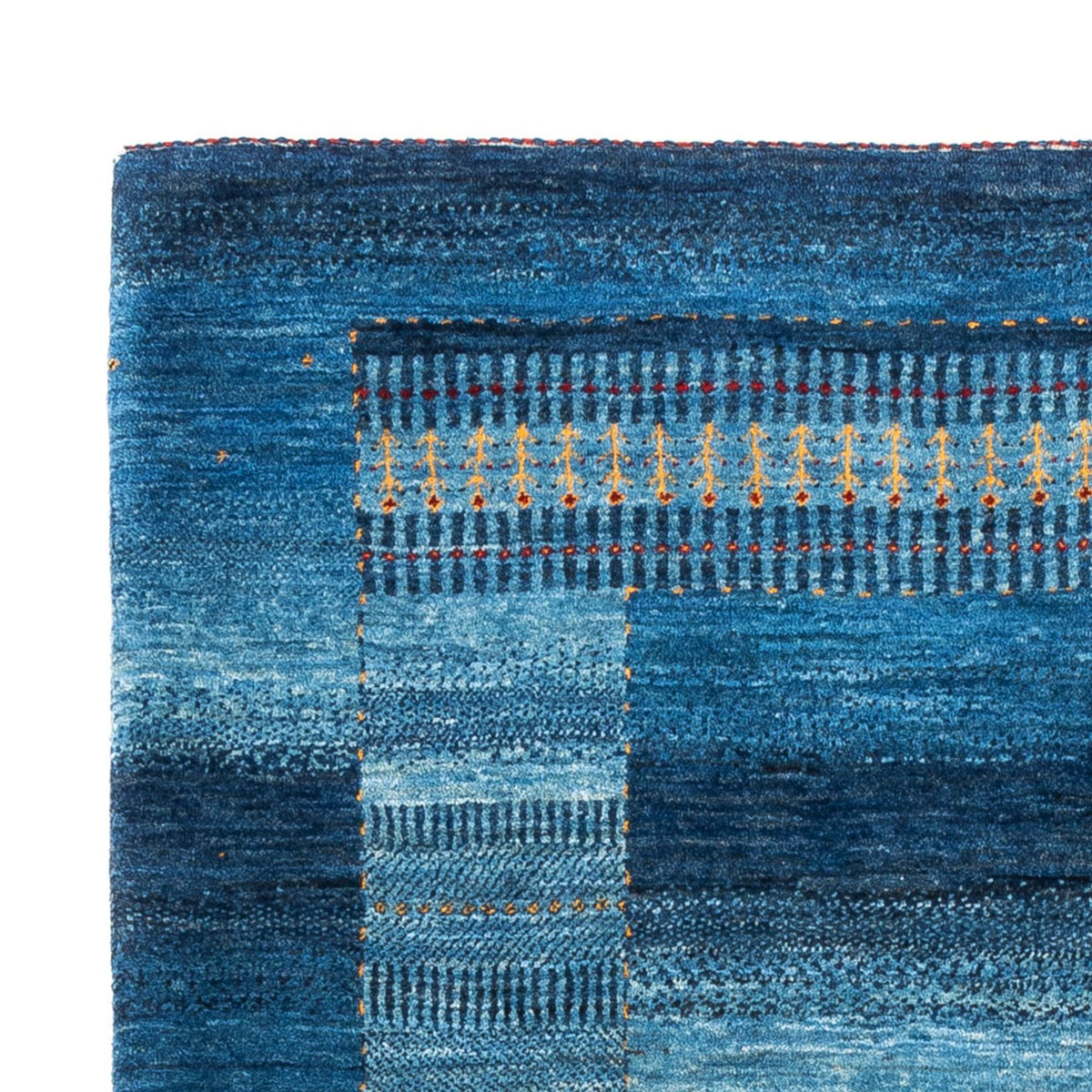 Tappeto Gabbeh - Loribaft Persero - 183 x 126 cm - blu