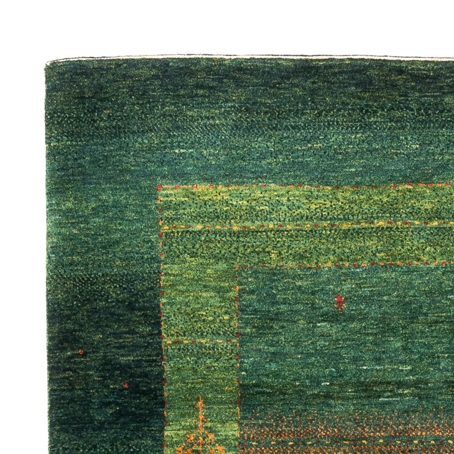 Tappeto Gabbeh - Loribaft Persero - 190 x 132 cm - verde