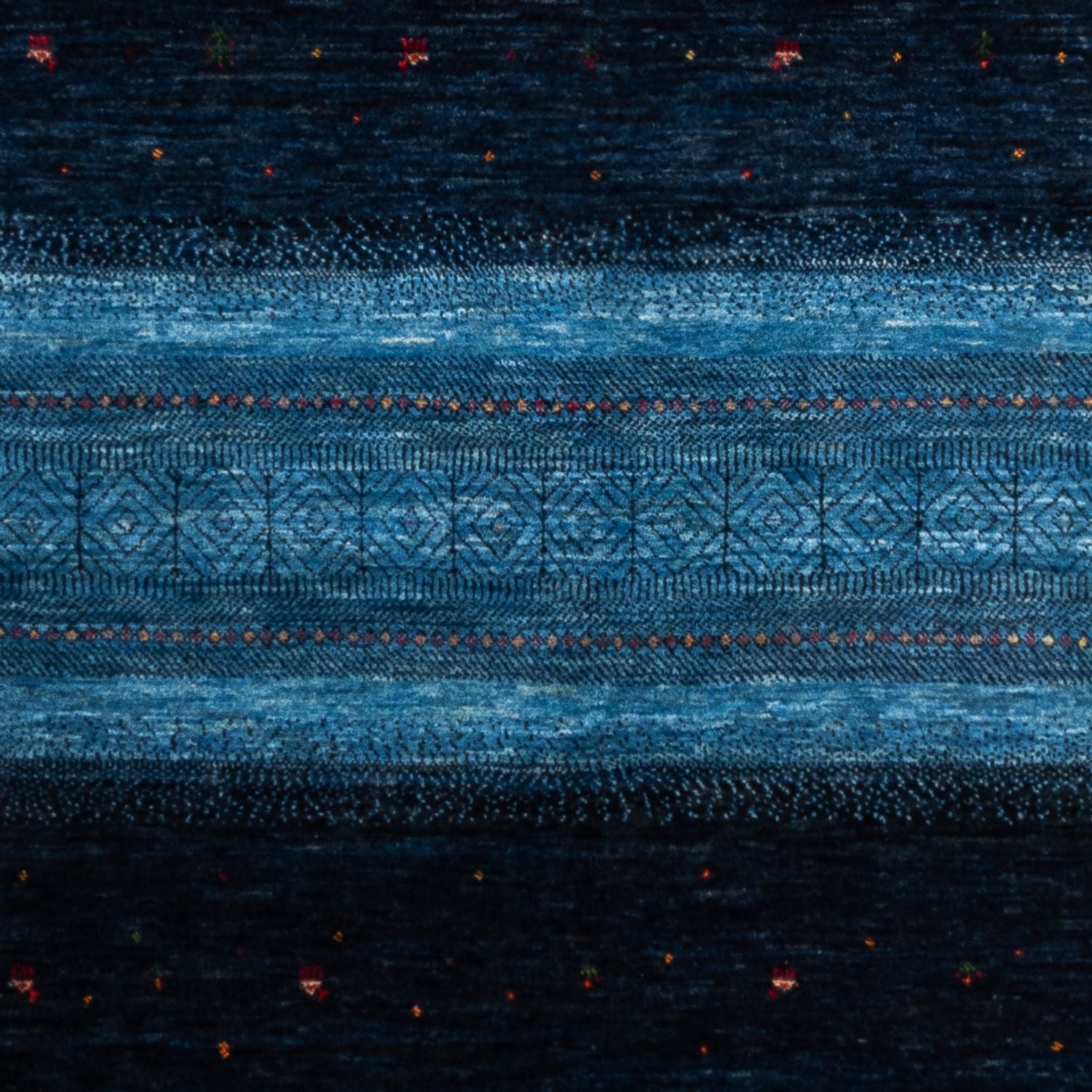 Tappeto Gabbeh - Loribaft Persero - 256 x 180 cm - blu