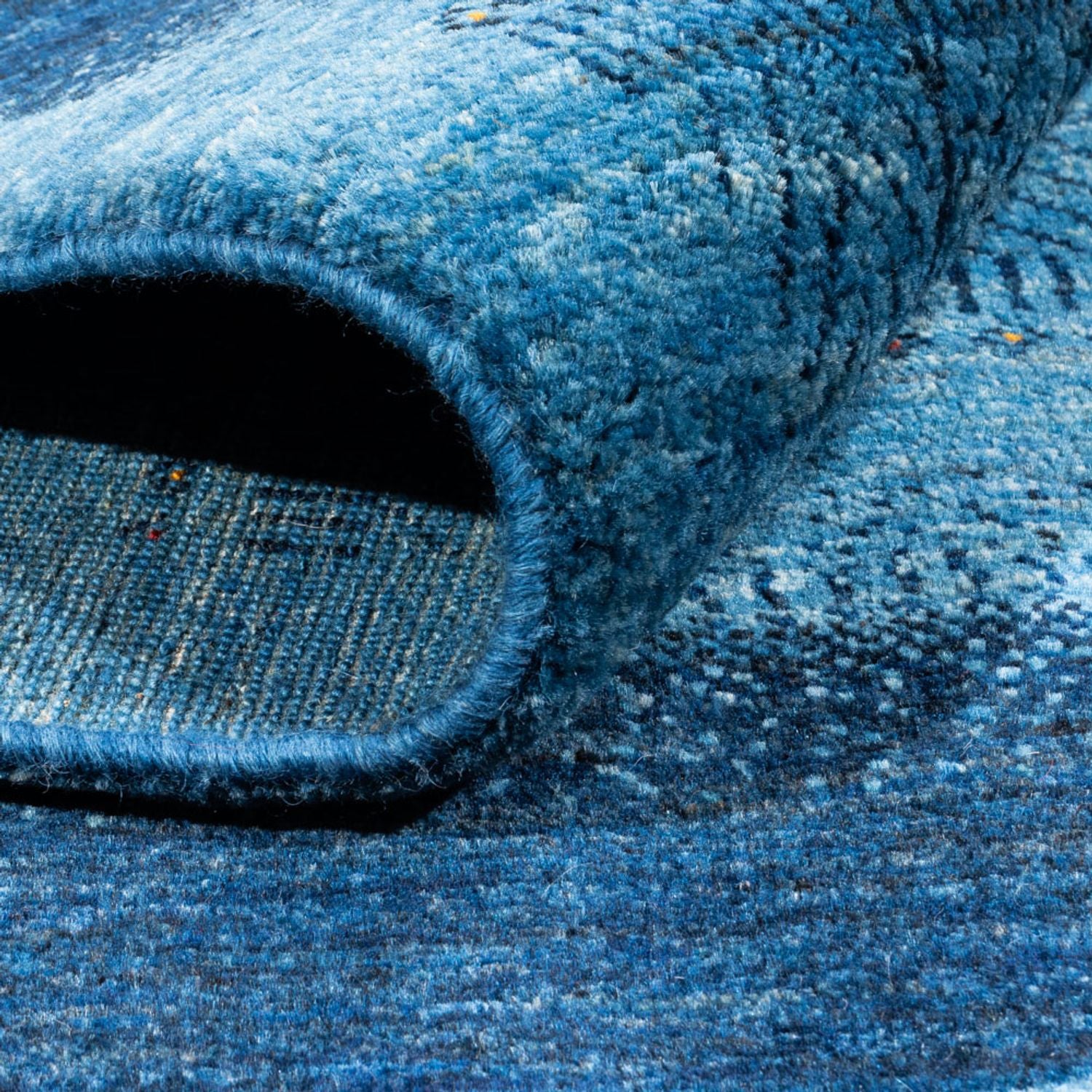 Tappeto Gabbeh - Loribaft Persero - 244 x 178 cm - blu