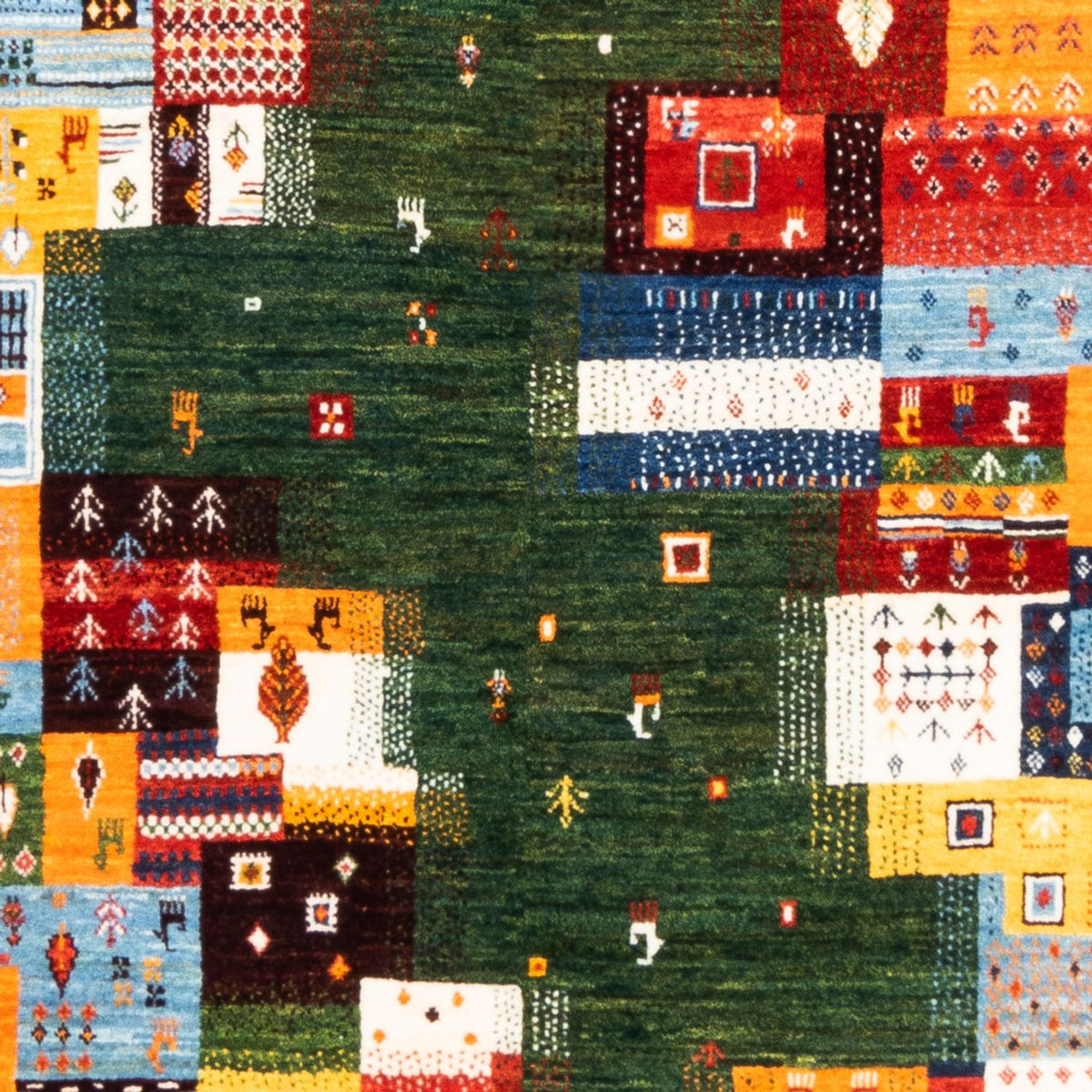 Tappeto Gabbeh - Loribaft Persero - 244 x 176 cm - verde