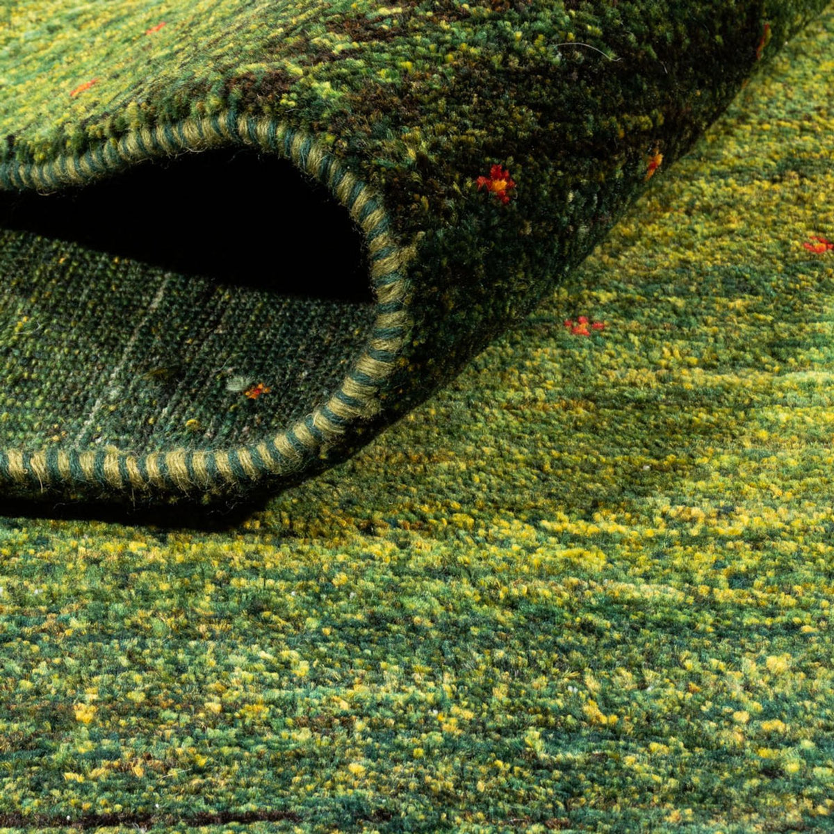 Tappeto Gabbeh - Loribaft Persero - 236 x 166 cm - verde