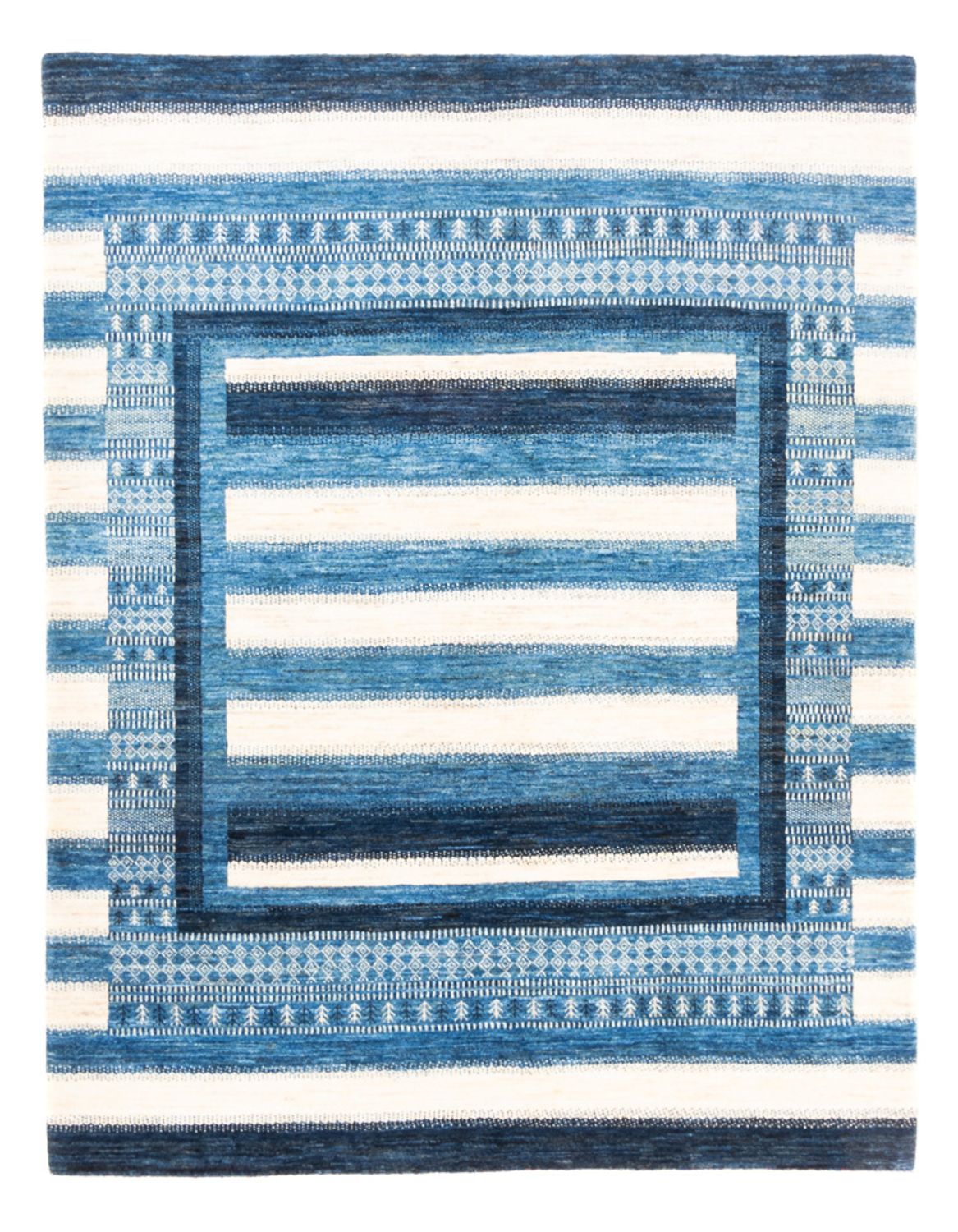 Tappeto Gabbeh - Loribaft Persero - Reale - 222 x 172 cm - blu