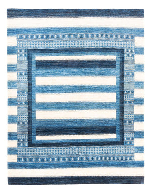 Tappeto Gabbeh - Loribaft Persero - Reale - 222 x 172 cm - blu