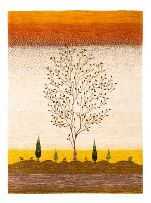 Tappeto Gabbeh - Loribaft Persero - 175 x 129 cm - oro