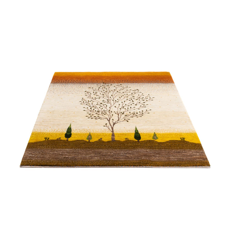 Tappeto Gabbeh - Loribaft Persero - 175 x 129 cm - oro