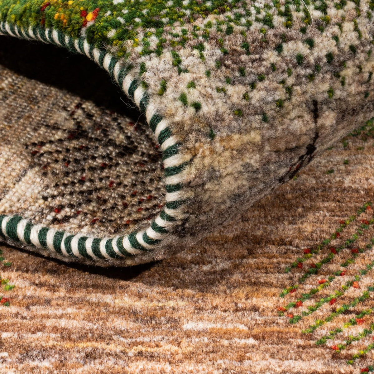 Tappeto Gabbeh - Loribaft Persero - 174 x 117 cm - grigio