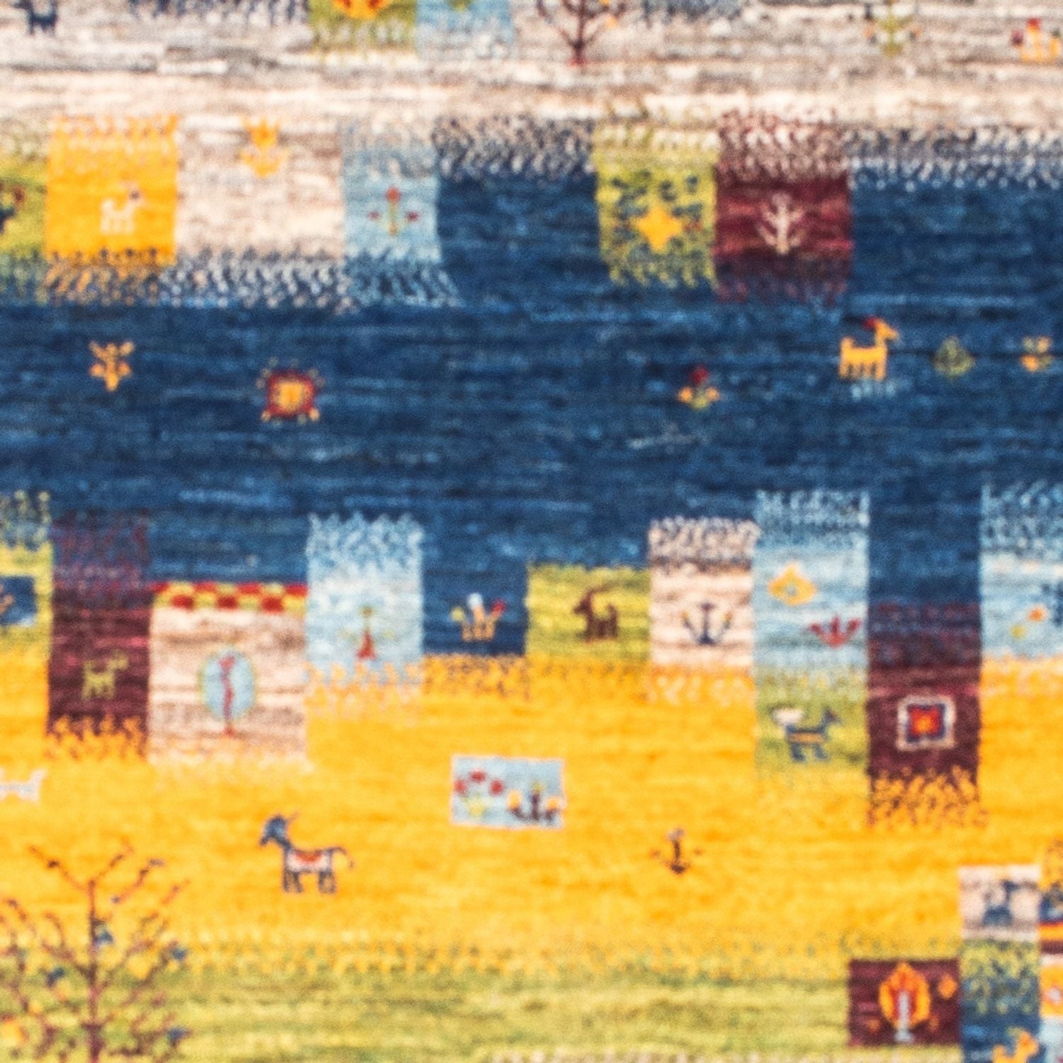 Tappeto Gabbeh - Loribaft Persero - Reale - 141 x 107 cm - multicolore