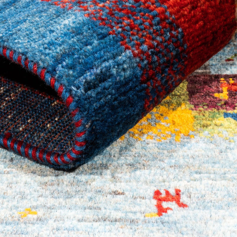 Tappeto Gabbeh - Loribaft Persero - Reale - 141 x 107 cm - multicolore