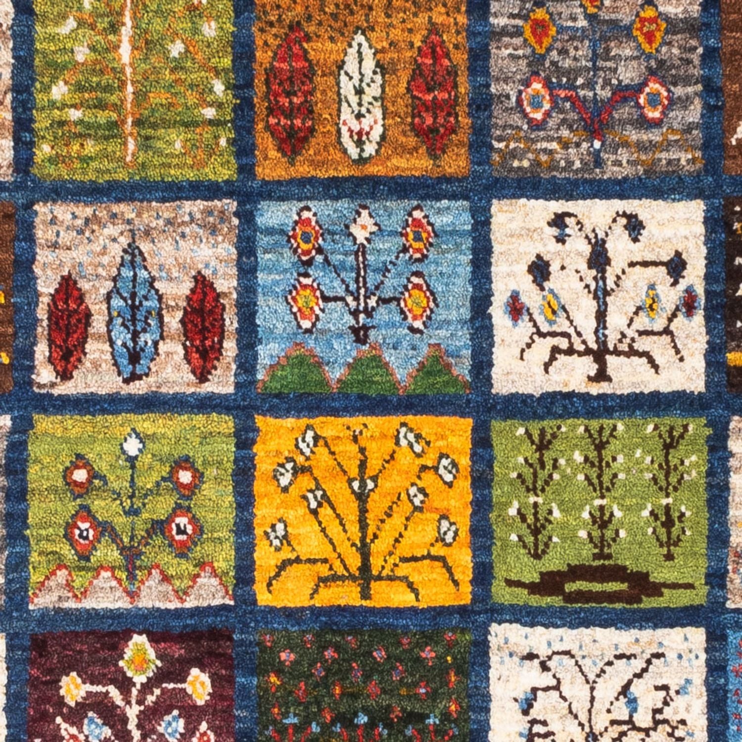 Tappeto Gabbeh - Loribaft Persero - Reale - 132 x 86 cm - multicolore