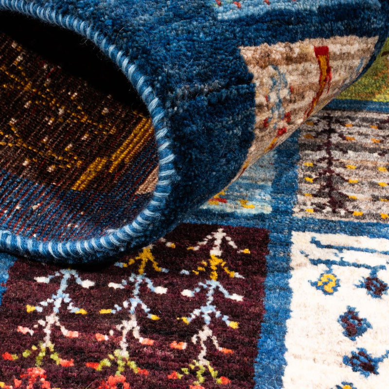 Tappeto Gabbeh - Loribaft Persero - Reale - 132 x 86 cm - multicolore