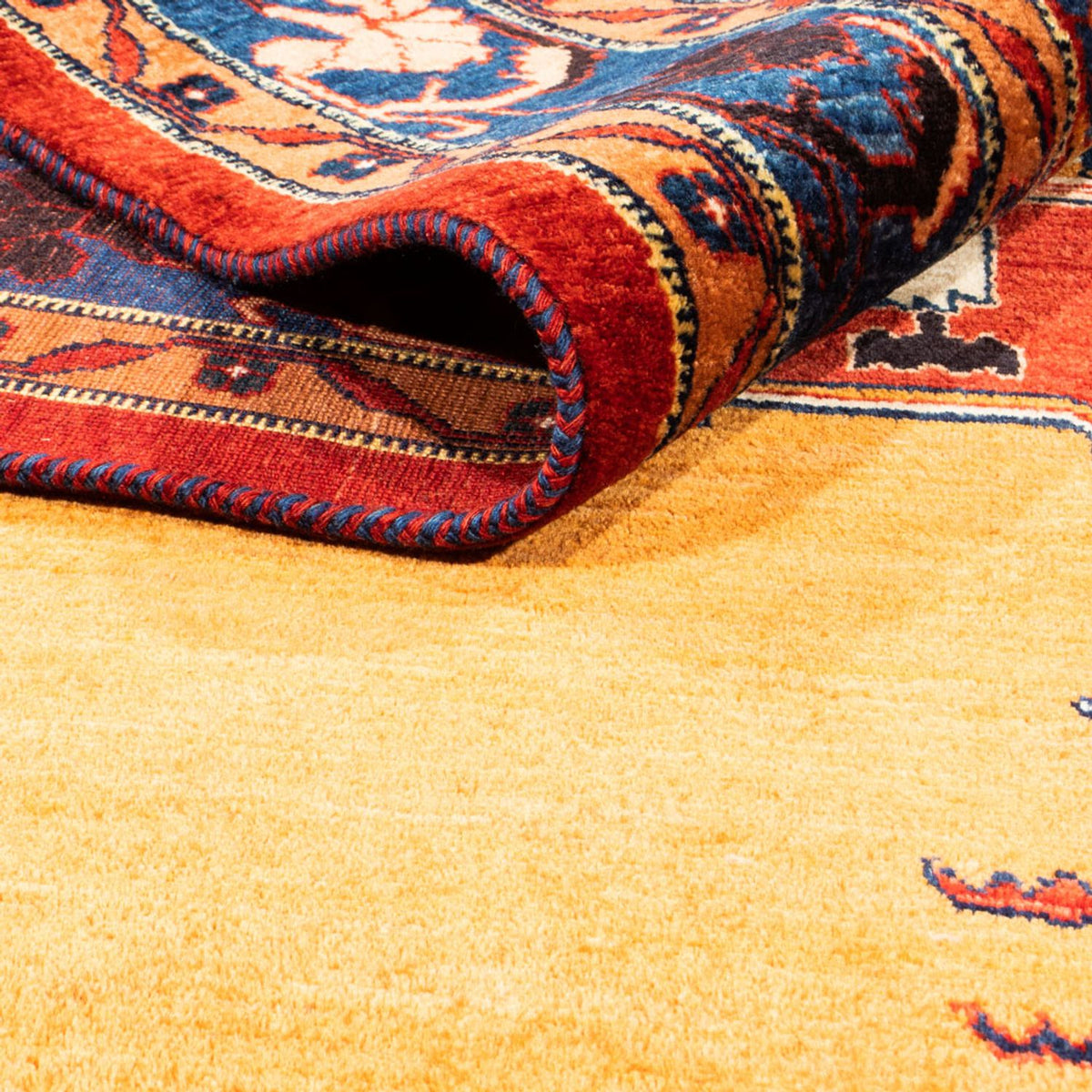 Tappeto Gabbeh - Loribaft Persero - 300 x 210 cm - oro