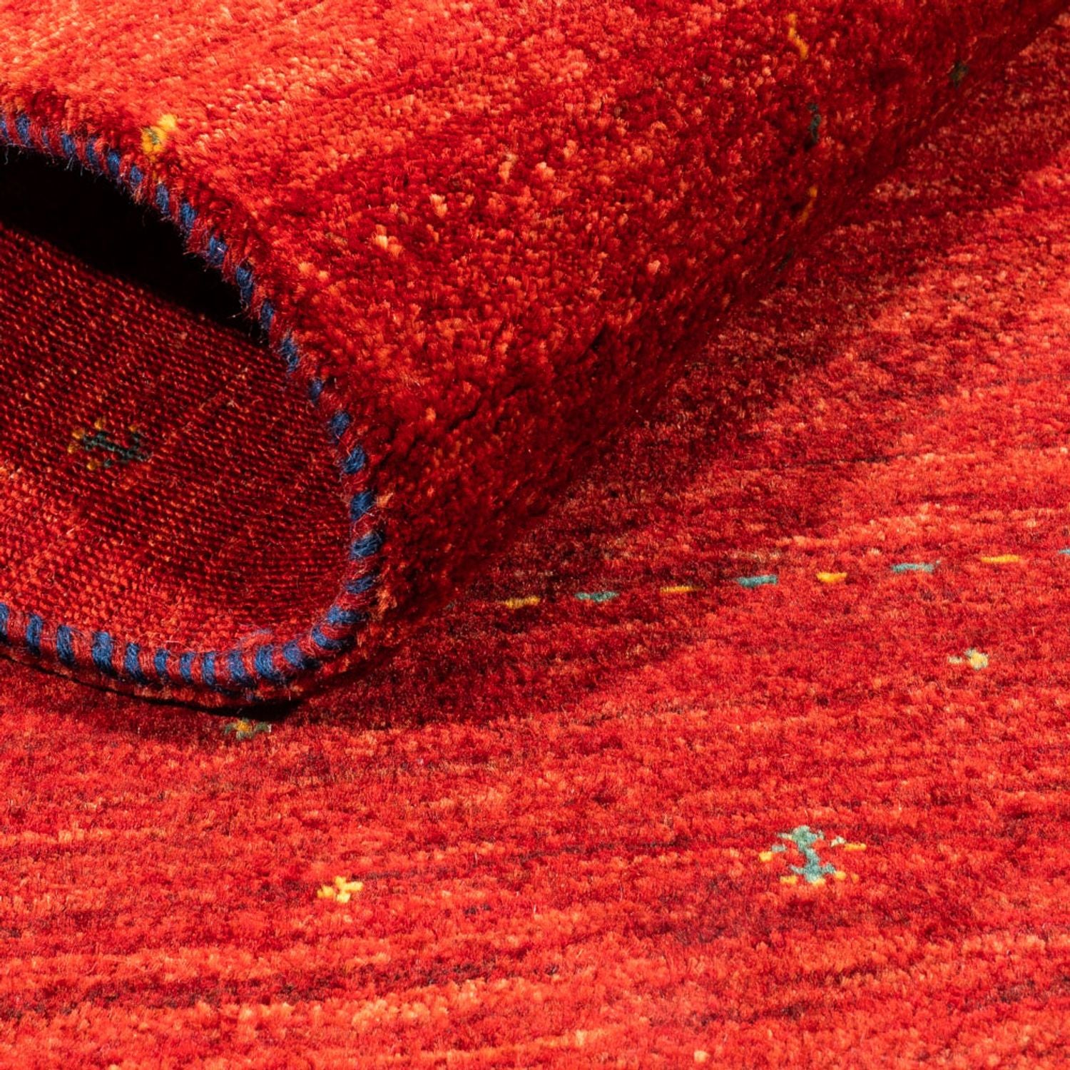 Tappeto Gabbeh - Loribaft Persero - 125 x 85 cm - rosso