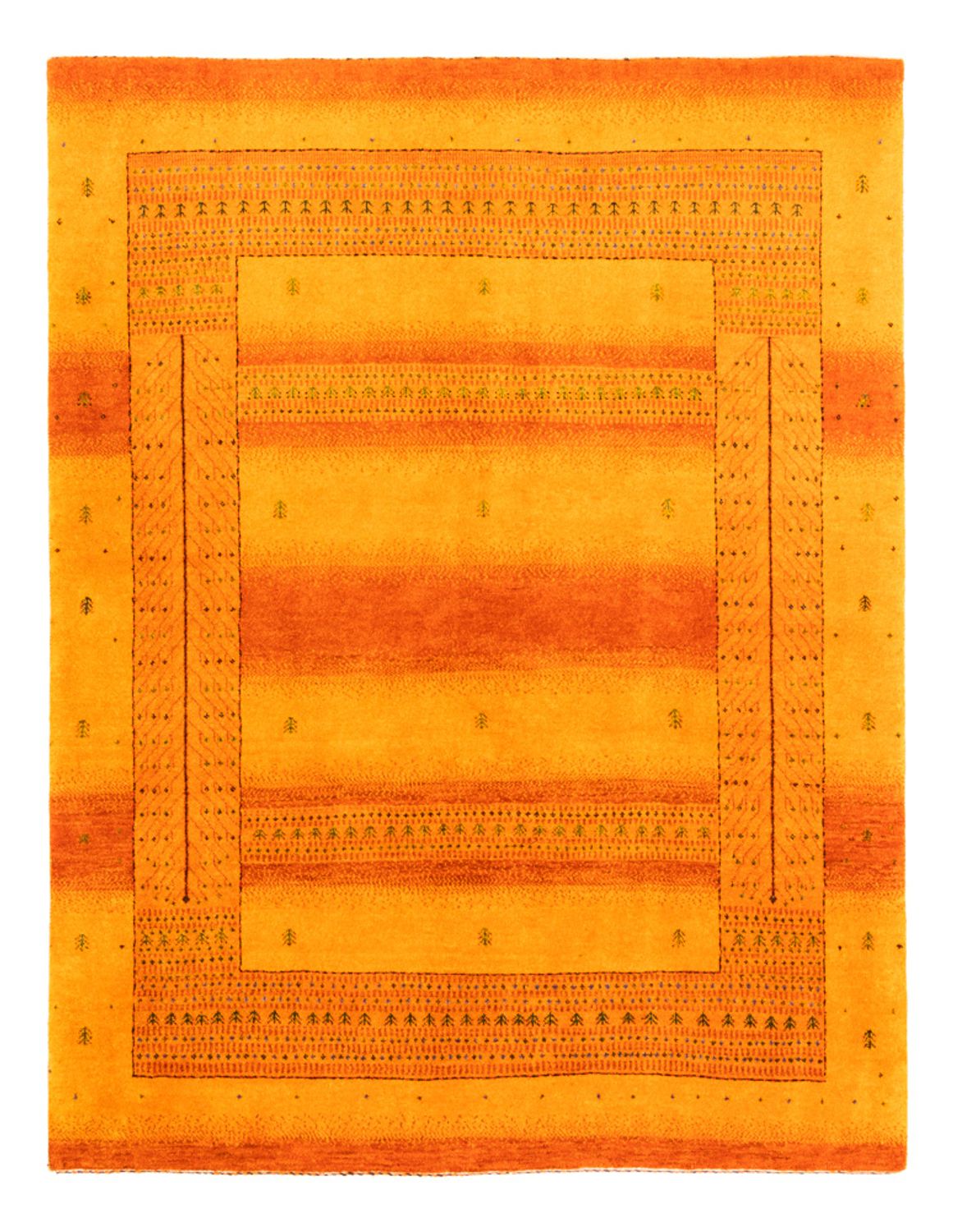Tappeto Gabbeh - Loribaft Persero - 200 x 154 cm - oro