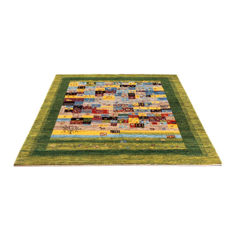 Tappeto Gabbeh - Loribaft Persero - Reale - 196 x 148 cm - verde