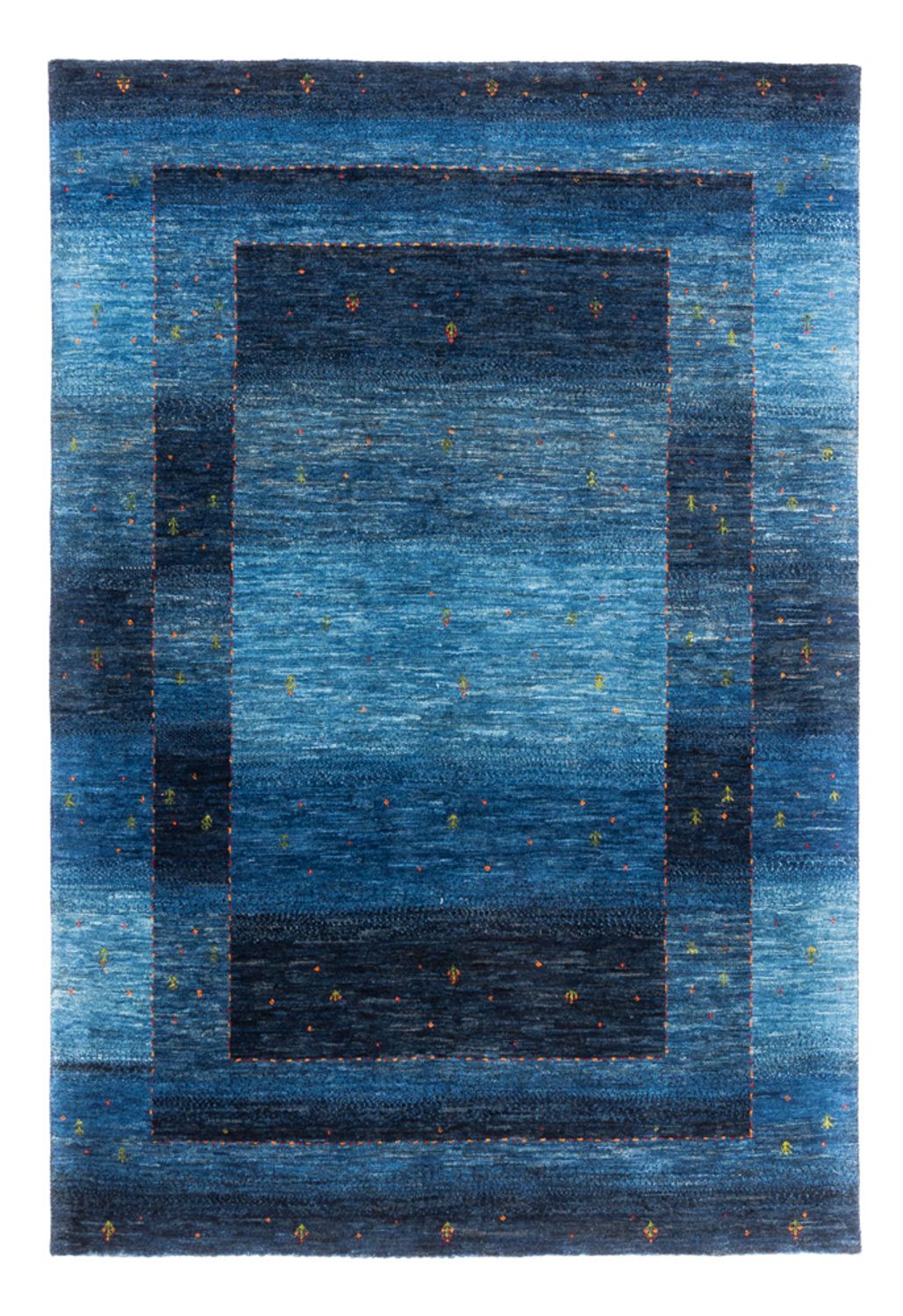Tappeto Gabbeh - Loribaft Persero - 210 x 146 cm - blu