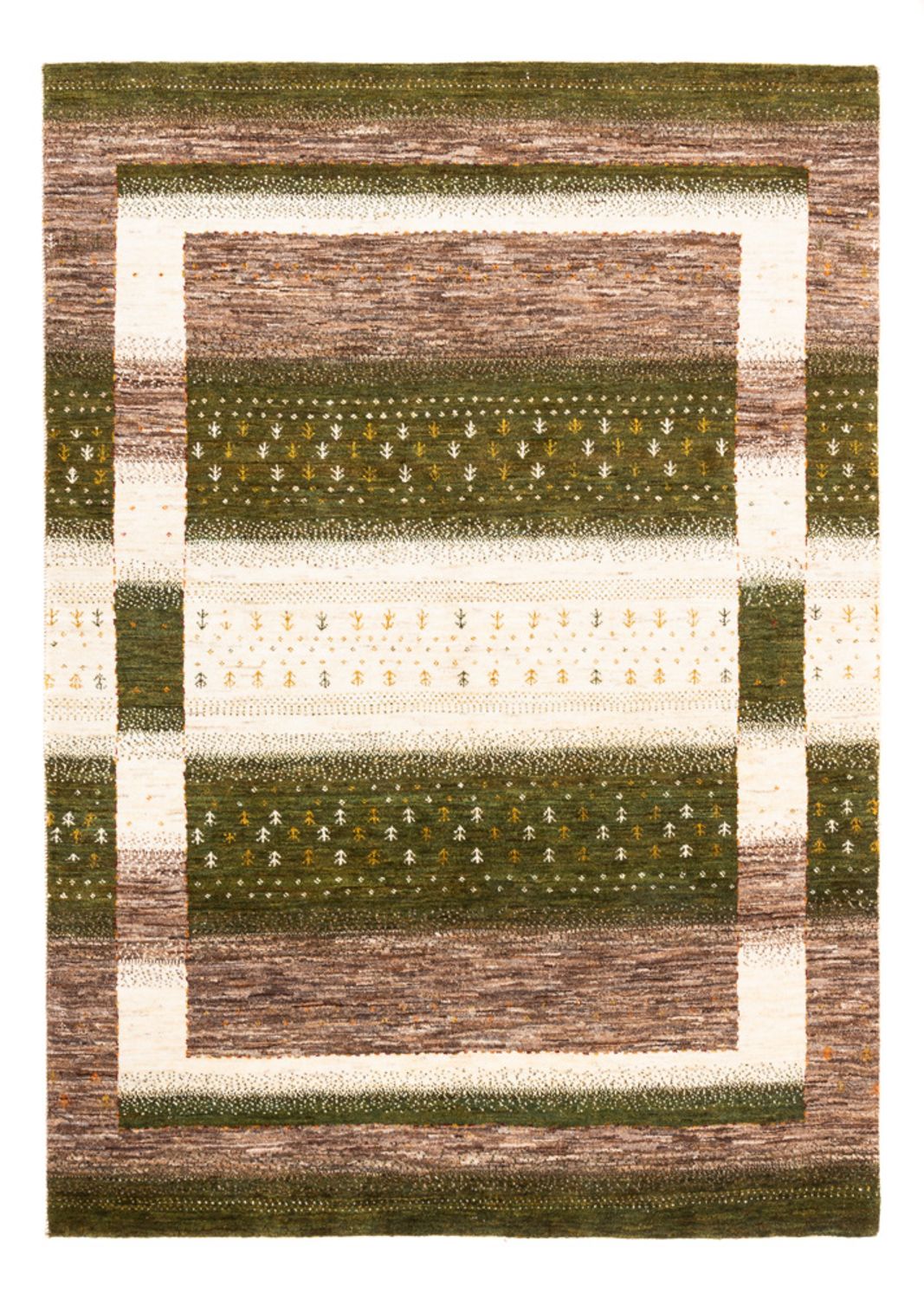 Tappeto Gabbeh - Loribaft Persero - 203 x 147 cm - naturale