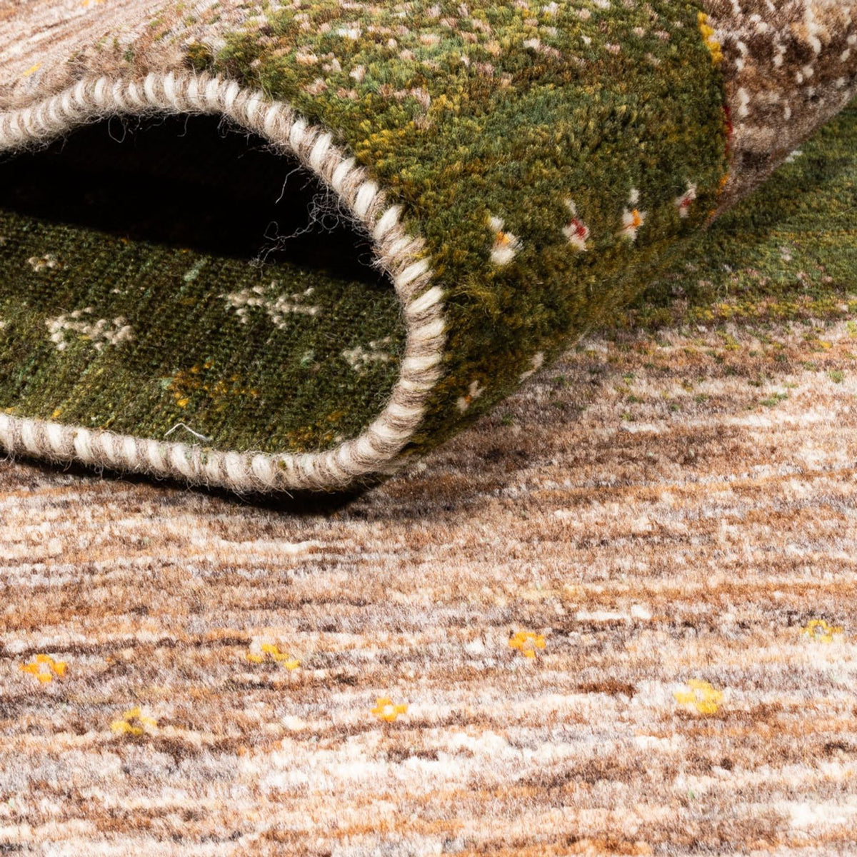 Tappeto Gabbeh - Loribaft Persero - 203 x 147 cm - naturale