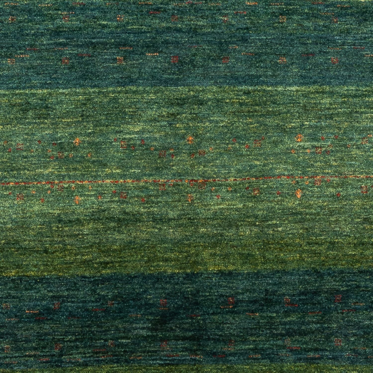 Tappeto Gabbeh - Loribaft Persero - 191 x 152 cm - verde