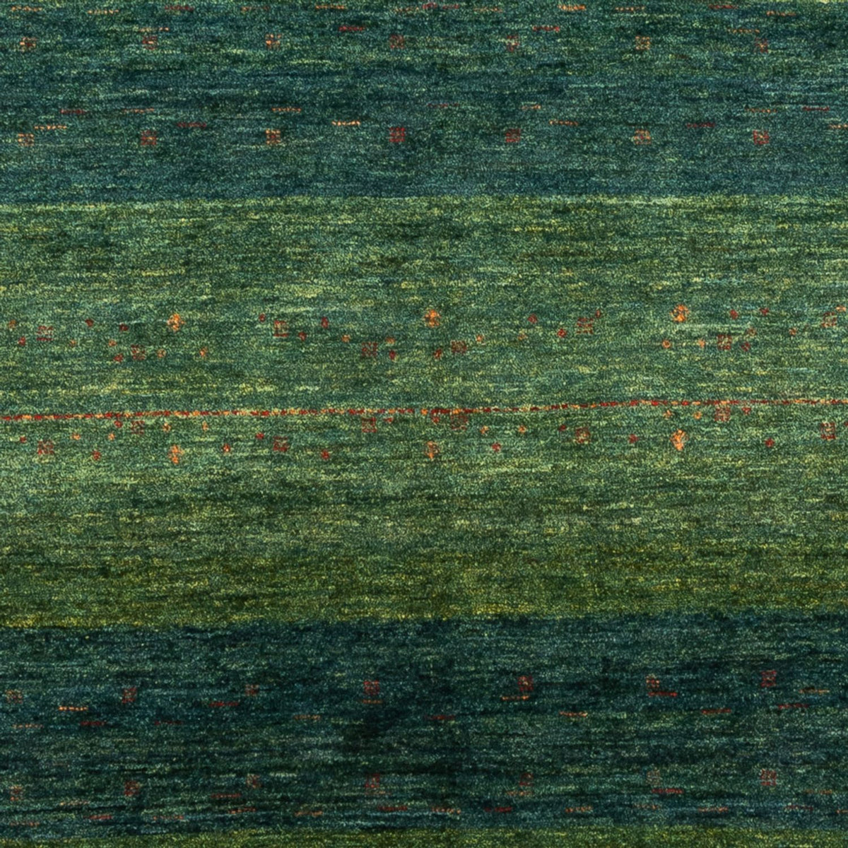 Tappeto Gabbeh - Loribaft Persero - 191 x 152 cm - verde